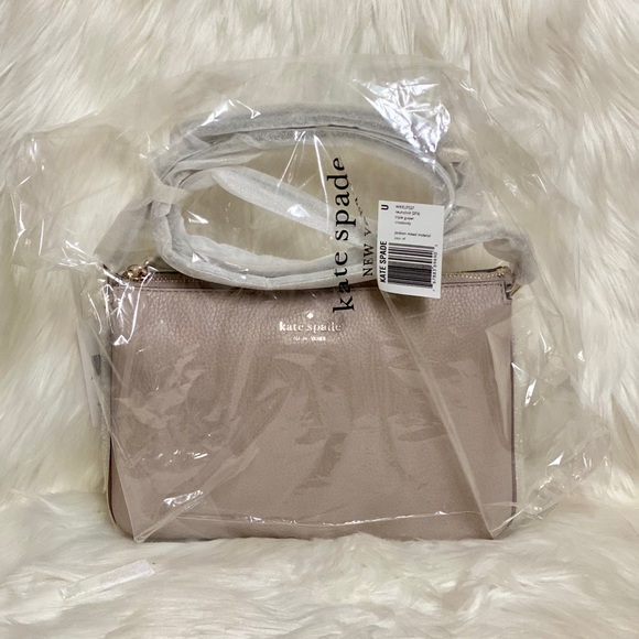 Kate Spade Triple Gusset Crossbody Snakeskin Trim - Picture 4 of 14